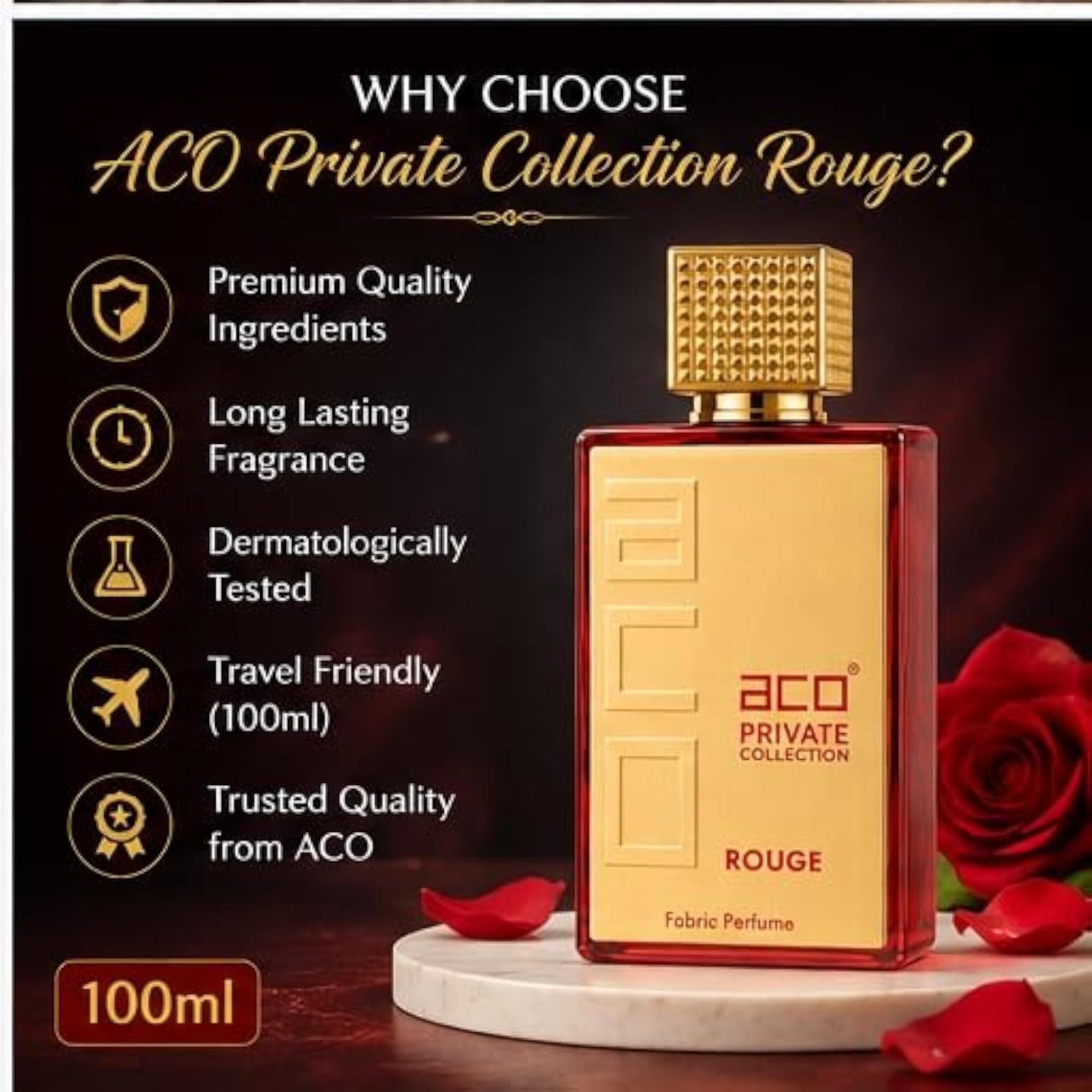 Private Collection ROUGE Fabric Perfume Spray, 100ml
